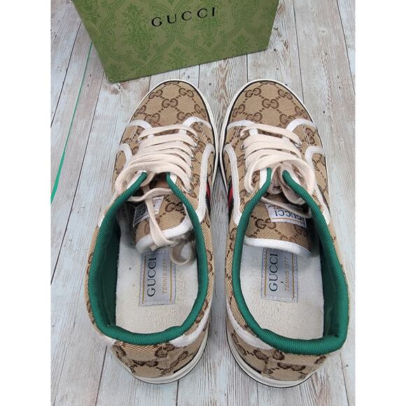 Gucci Tennis 1977 Monogram Sneakers - EU Size 40 / US 7 Authentic Rare main image 7